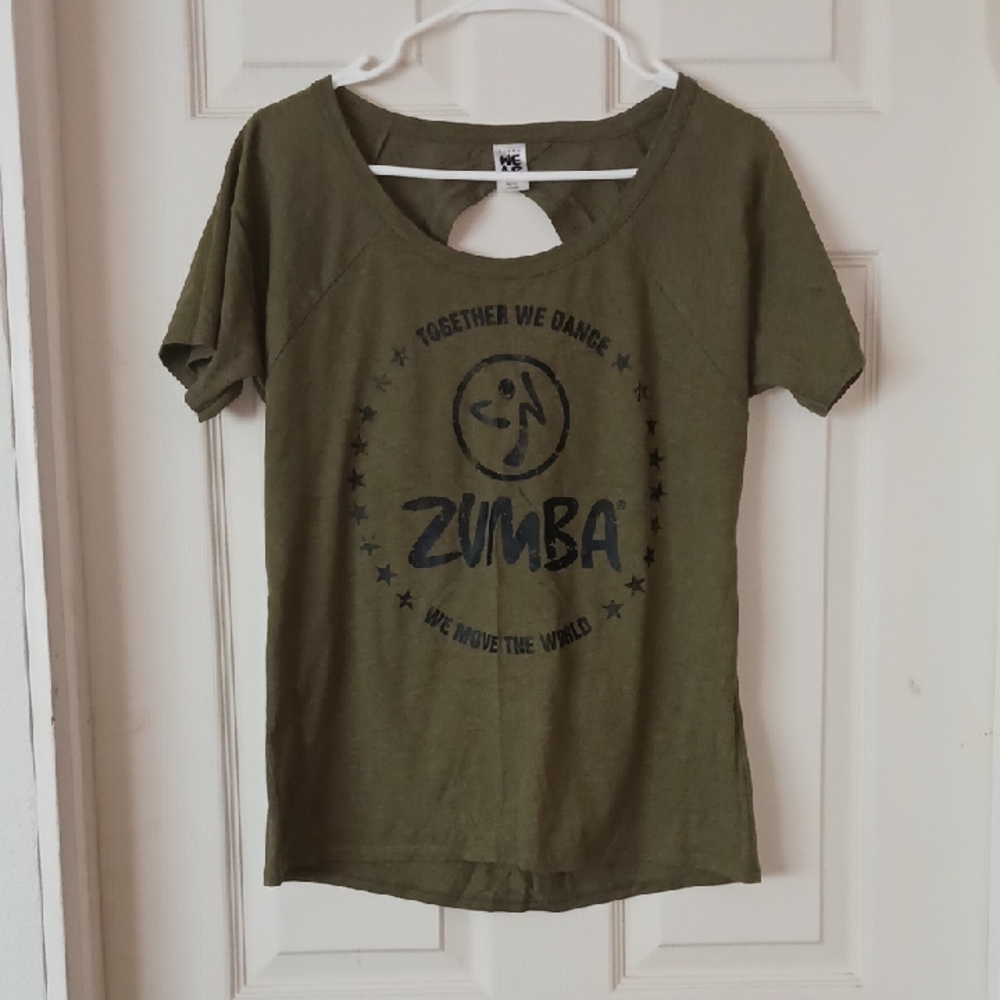 Zumba Fitness Olive Green Women's Top